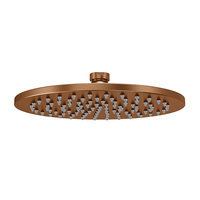 Meir Round Shower Rose 200mm Lustre Bronze