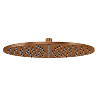 Meir Round Shower Rose 300mm Lustre Bronze
