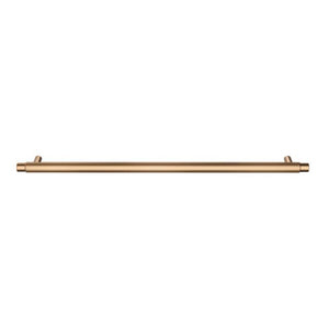 Meir Oppen Round Pull 328mm Cabinet Handle Knurled Lustre Bronze