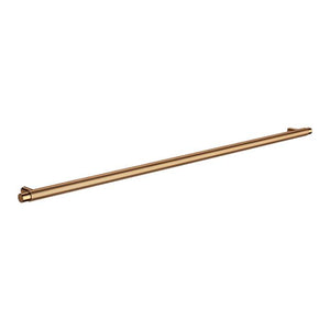 Meir Oppen Round Pull 520mm Cabinet Handle Knurled Lustre Bronze