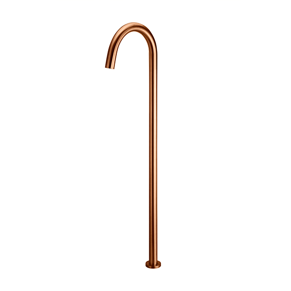 Meir Round Freestanding Bath Filler Lustre Bronze