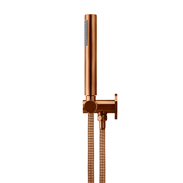 Meir Round Hand Shower on Swivel Bracket Lustre Bronze