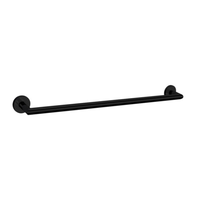 Nero Dolce Single Towel Rail 700mm - Matte Black NR3630MB | The Blue Space