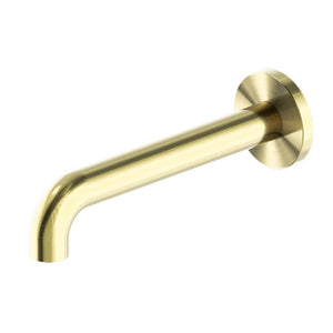 Nero Mecca Basin/Bath Spout Only 185mm Brushed Gold