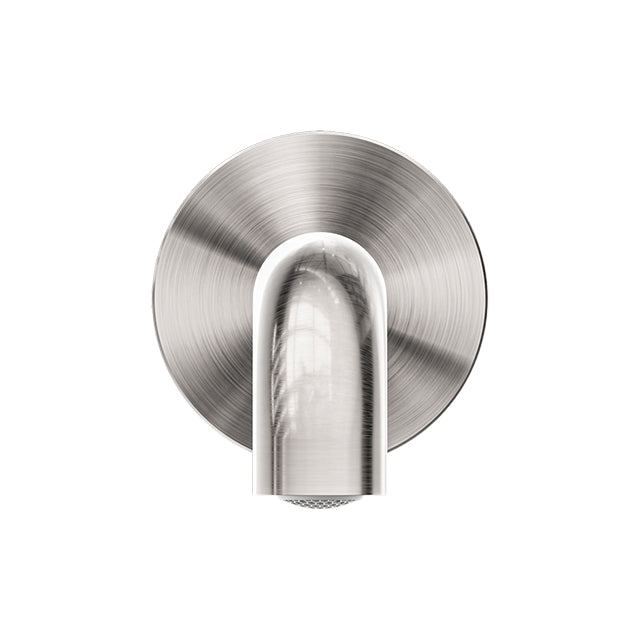 Nero Mecca Basin/Bath Spout Only 120mm Brushed Nickel