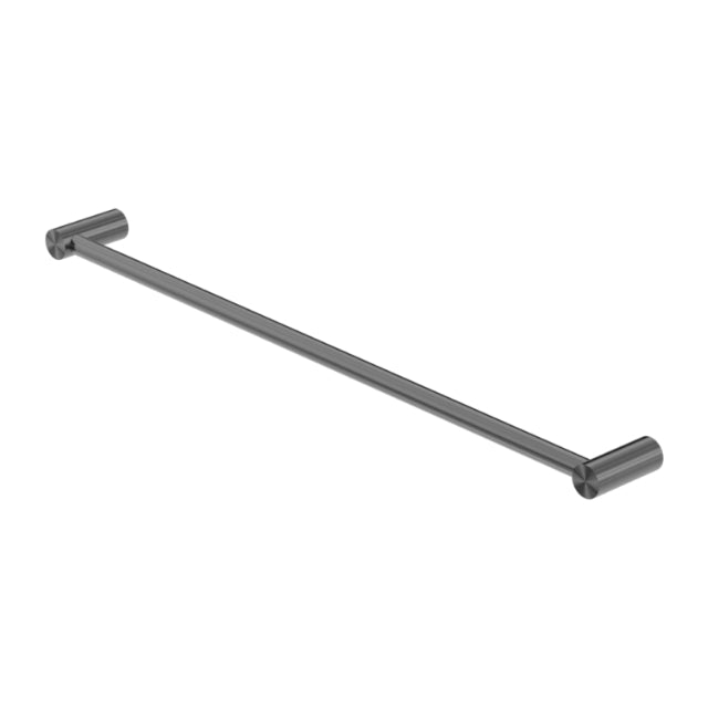 Nero New Mecca Single Towel Rail 600mm Gun Metal  NR2324GM | The Blue Space