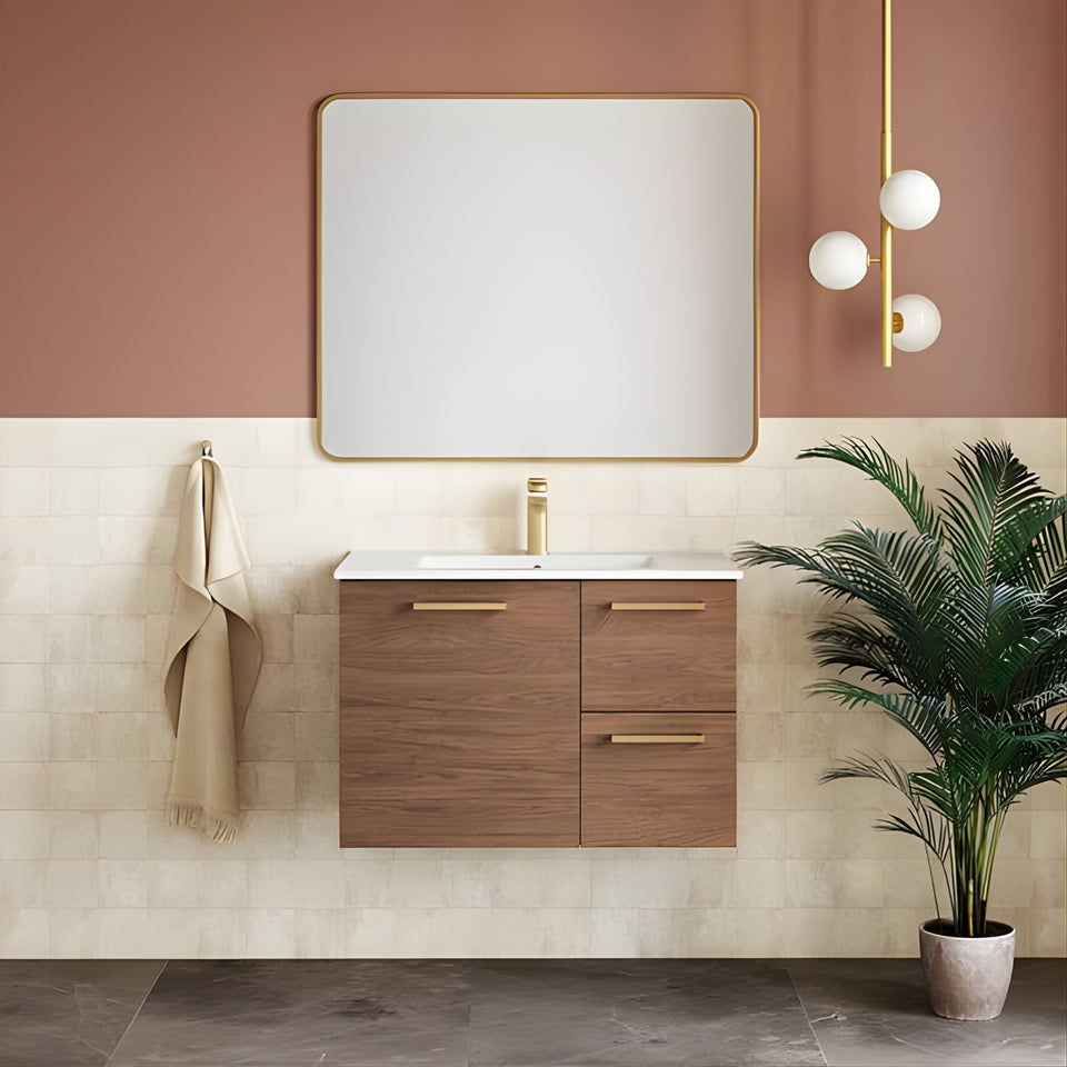 Caroma Contura II Basin Mixer - Brushed Brass