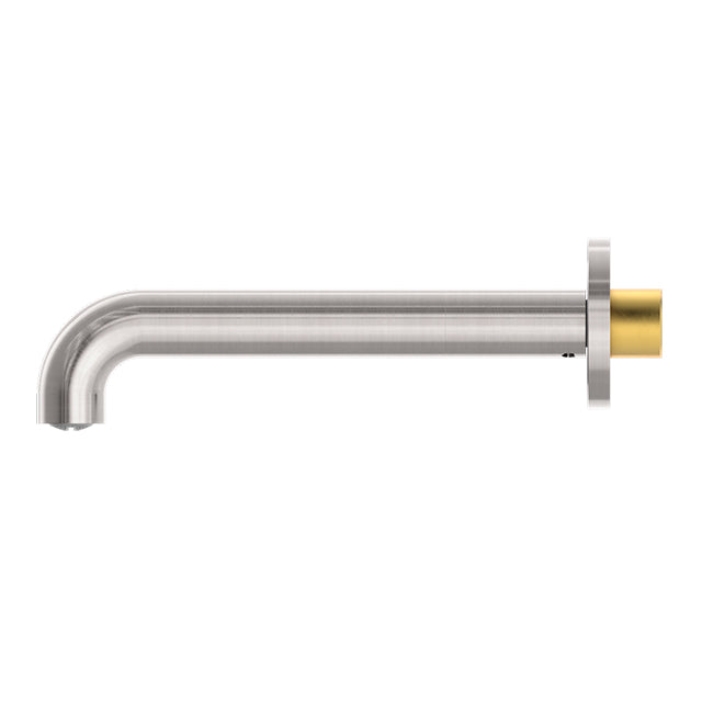 Nero Mecca Basin/Bath Spout Only 260mm Brushed Nickel