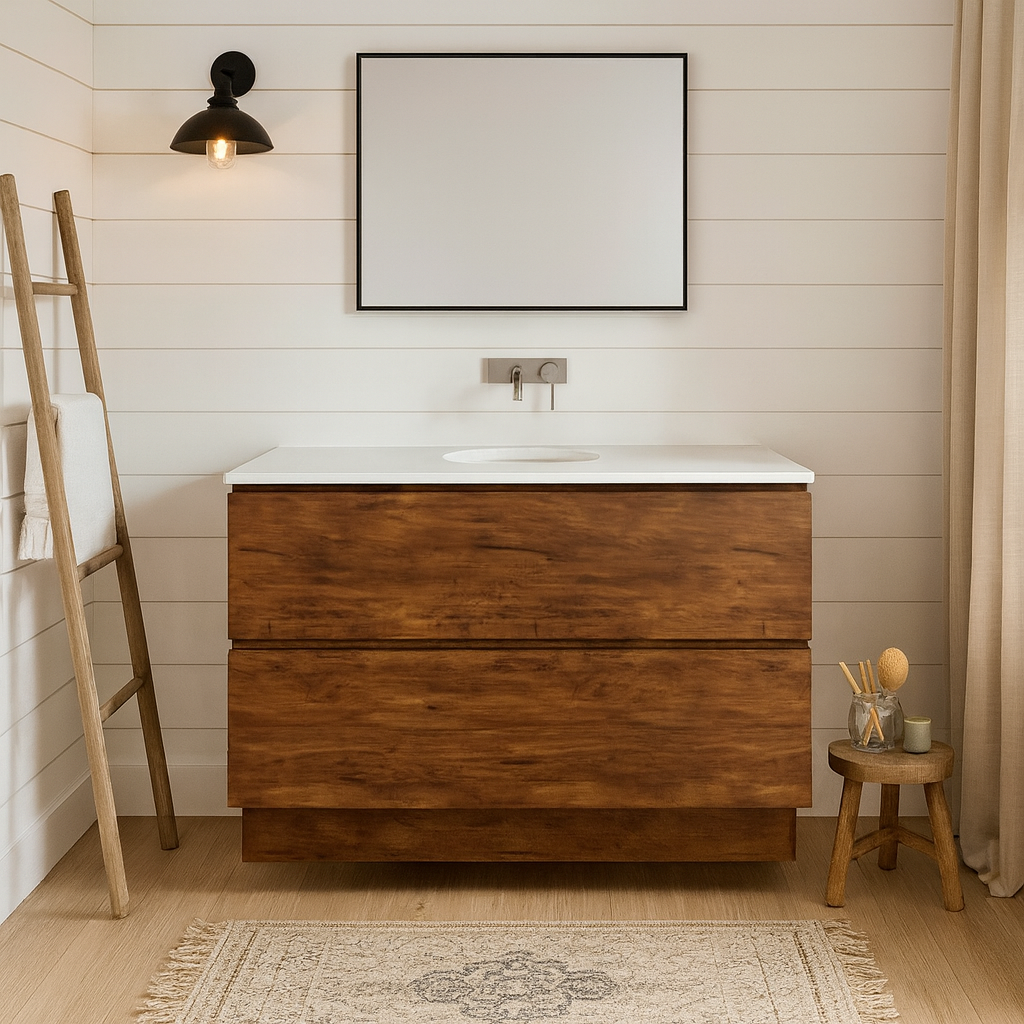 {"type":"root","children":[{"type":"paragraph","children":[{"type":"text","value":"Farmhouse-Style Vanities That Anchor Your Space"}]}]}