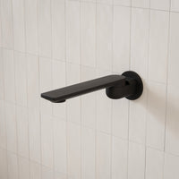 Caroma Urbane II Low Lead Round 220mm Basin/Bath Outlet Matte Black