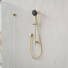 Caroma Urbane II Rail Shower Brushed Brass