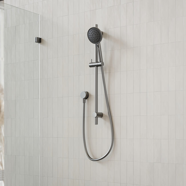 Caroma Urbane II Rail Shower Gunmetal