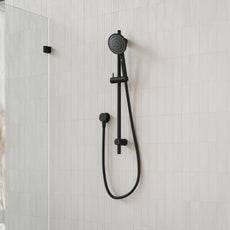 Caroma Urbane II Rail Shower Matte Black