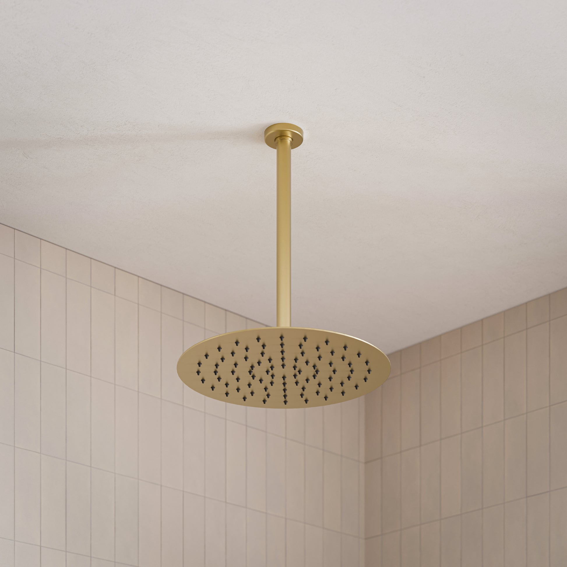 Caroma Urbane II Ceiling Arm 300mm Brushed Brass
