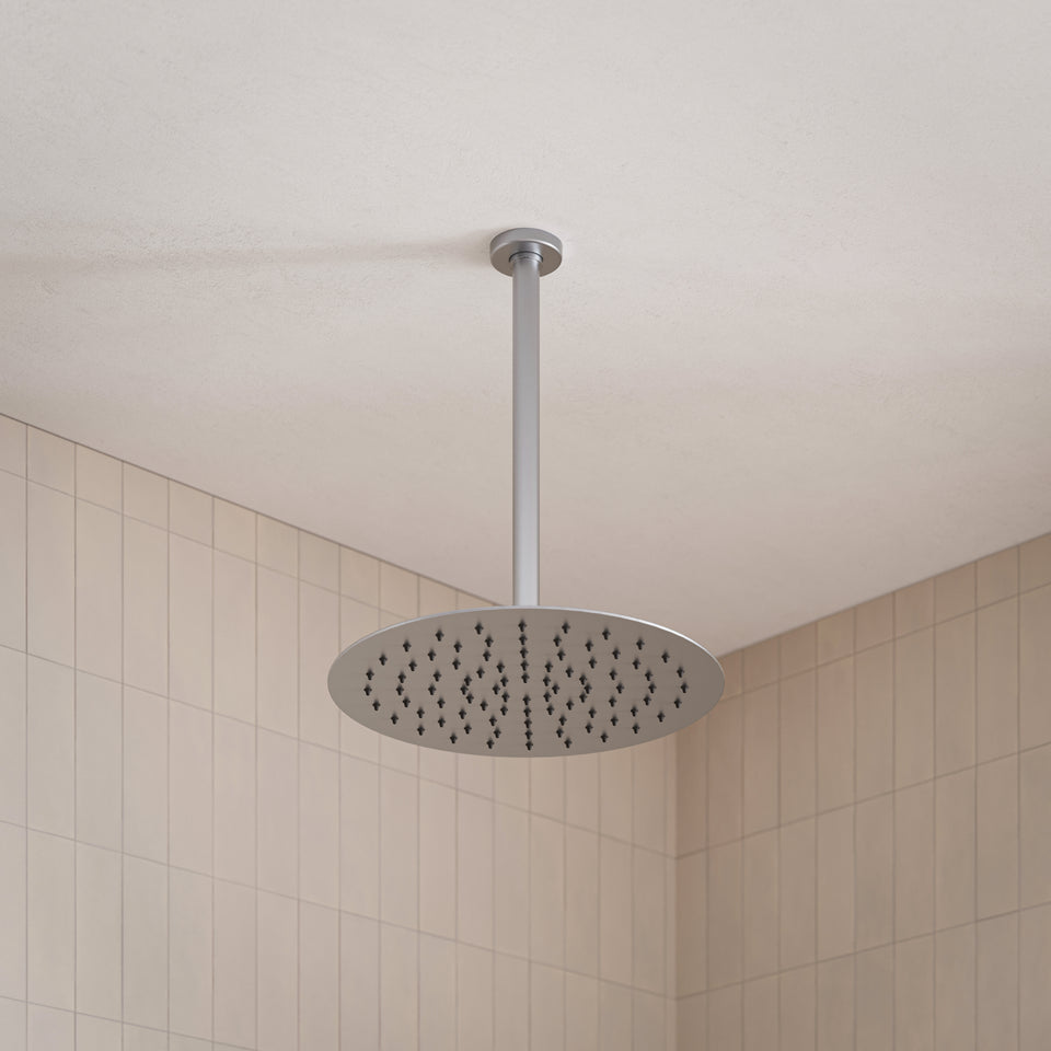 Caroma 300mm Ceiling Shower Arm - Brushed Nickel