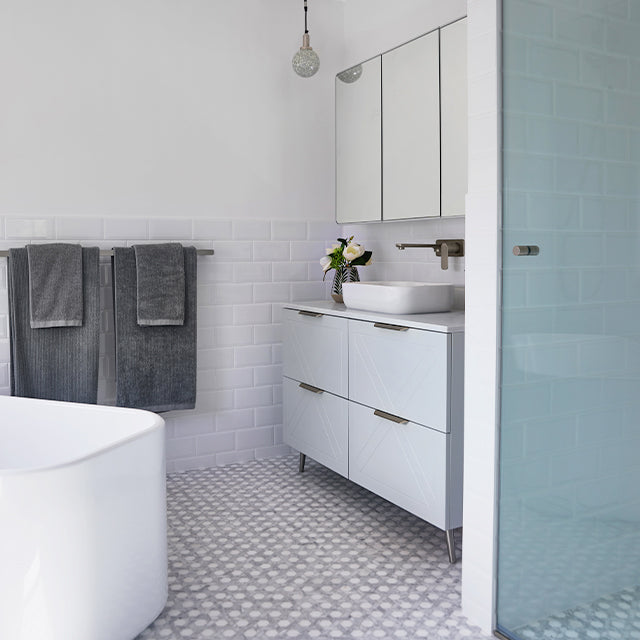 Caroma Luna Double Towel Rail Brushed Nickel