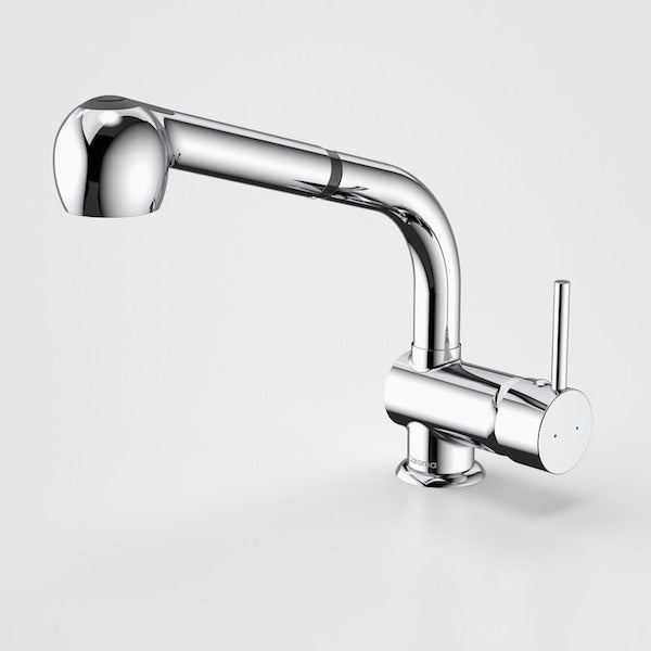 Caroma Cardinal Lead Free Retractable Dual Spray Sink Mixer Chrome