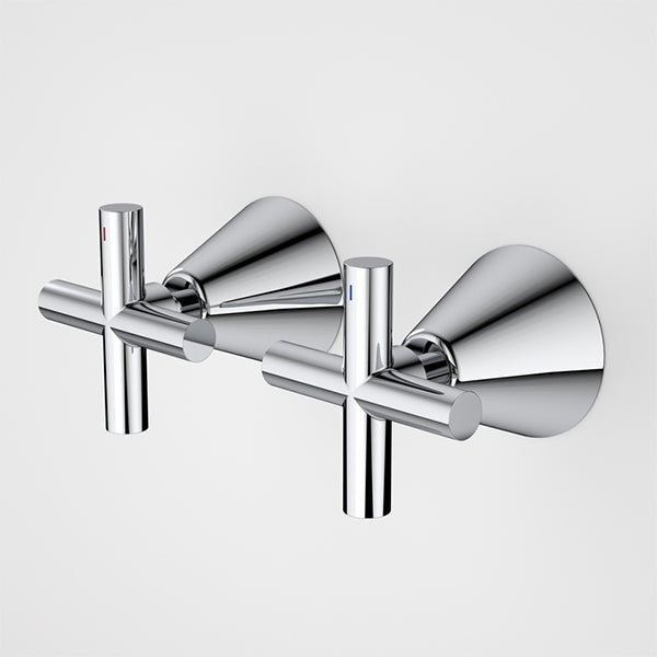 Caroma Coolibah Classic Cross Wall Tap Handle Set by Caroma - The Blue Space