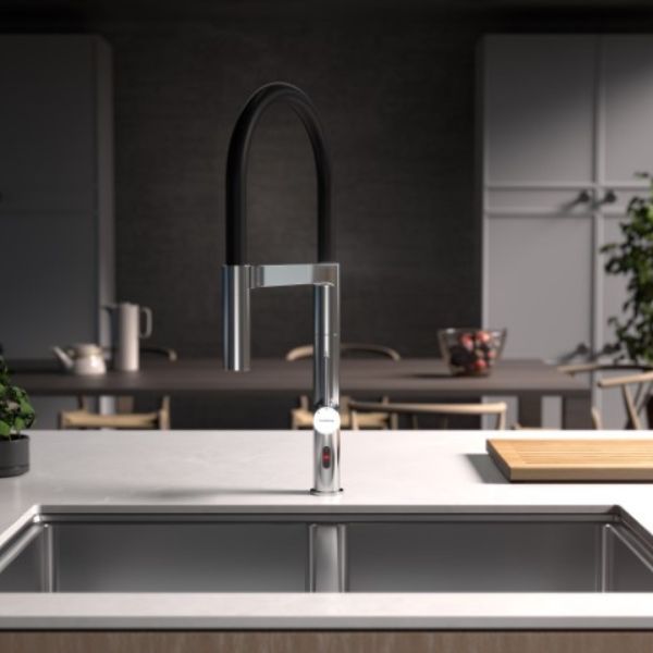Caroma Liano II Pull Down Sensor Sink Mixer with Dual Spray - The Blue Space