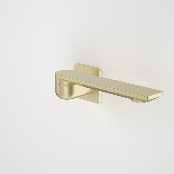 Caroma Urbane II 220mm Square Bath Swivel Outlet Brushed Brass - The Blue Space