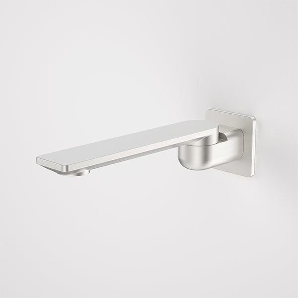Caroma Urbane II 220mm Square Bath Swivel Outlet Brushed Nickel - The Blue Space