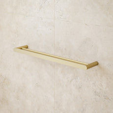 Caroma Urbane II Double Towel Rail 625 mm Brushed Brass  | The Blue Space