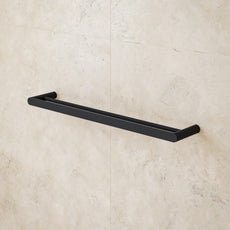 Caroma Urbane II Double Towel Rail 625 mm Matte Black  | The Blue Space