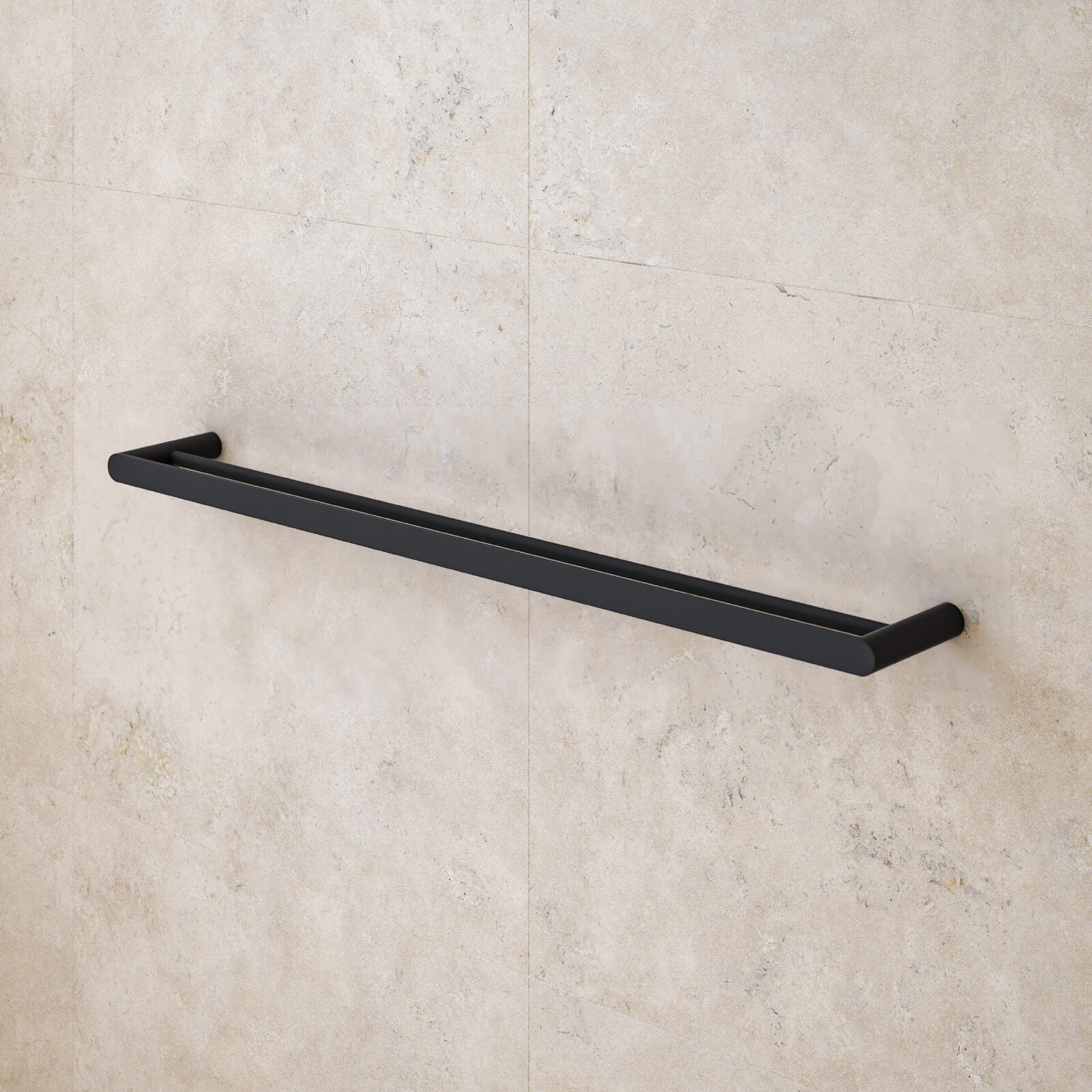Caroma Urbane II Double Towel Rail 825mm Matte Black  | The Blue Space