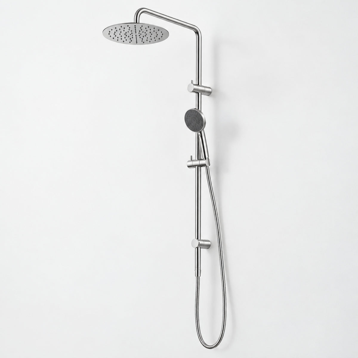 Caroma Urbane II Rail Shower 300mm Overhead Chrome  | The Blue Space