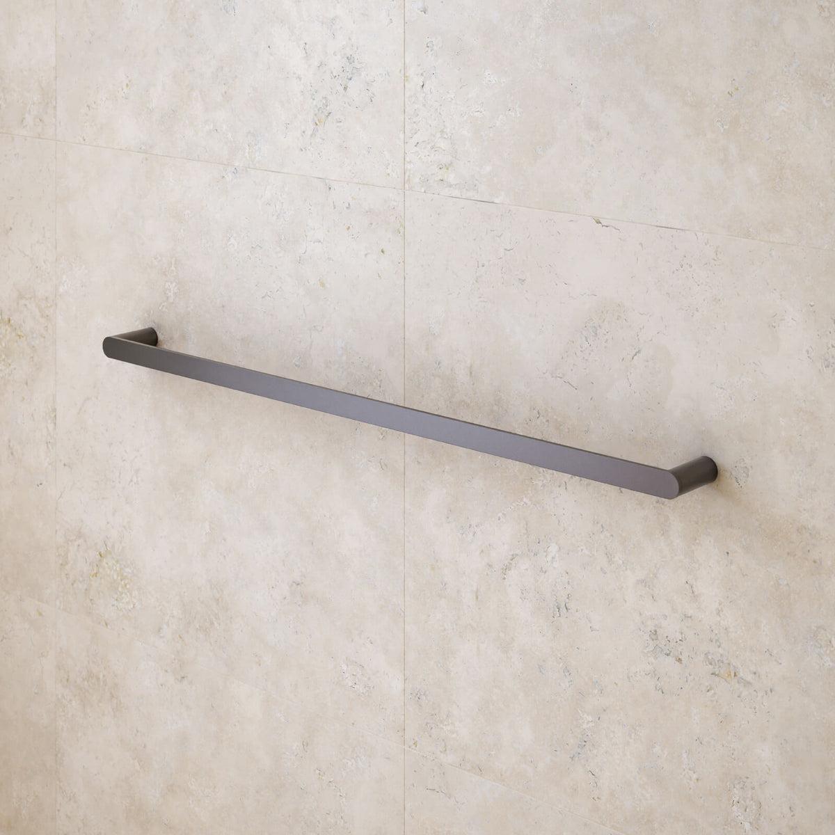 Caroma Urbane II Single Towel Rail 825mm Gunmetal  | The Blue Space