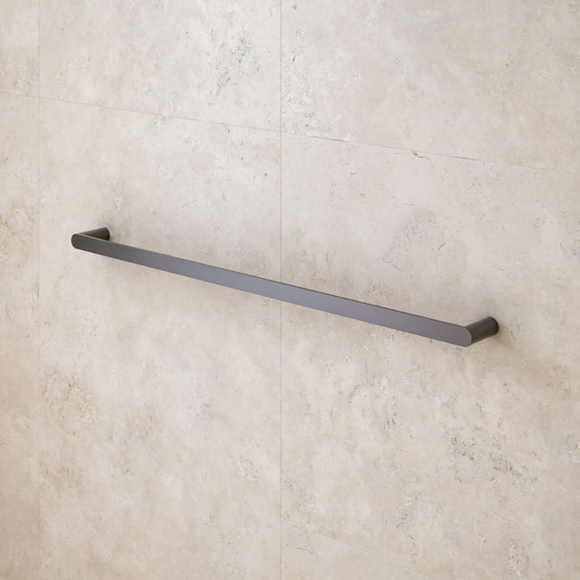 Caroma Urbane II Single Towel Rail 825mm Gunmetal  | The Blue Space
