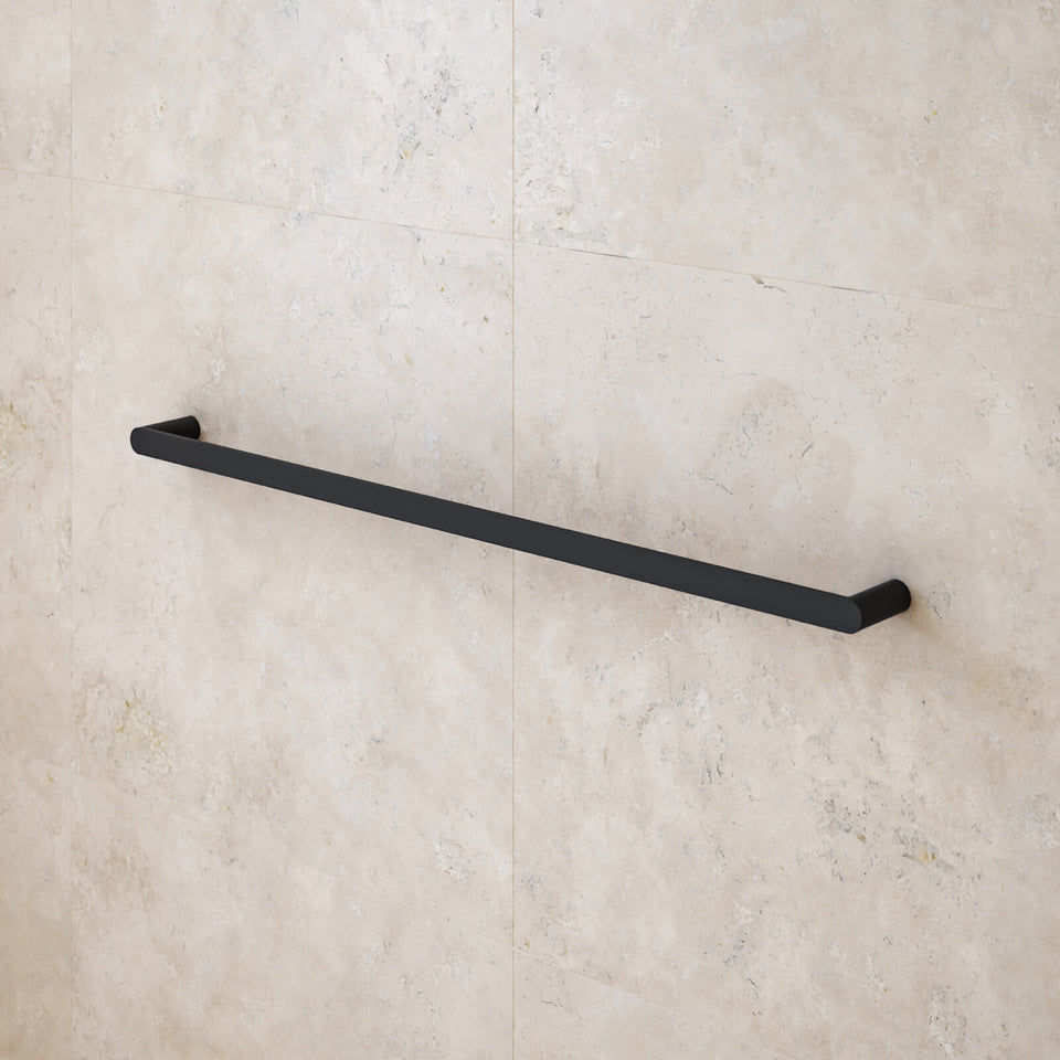 Caroma Urbane II Single Towel Rail 825mm Matte Black