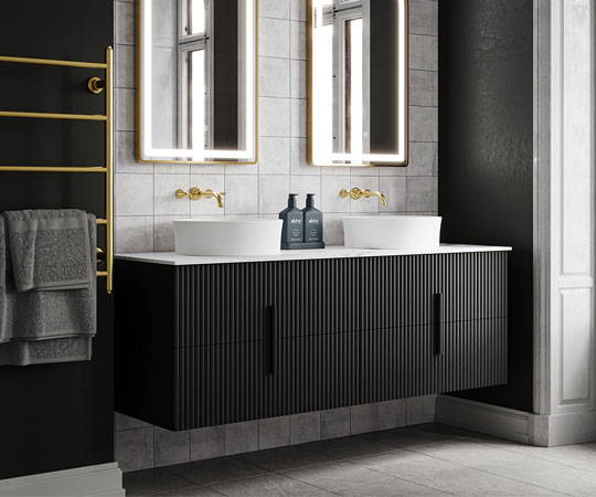 {"type":"root","children":[{"type":"paragraph","children":[{"type":"text","value":"An Interior Design shift to black vanities"}]}]}