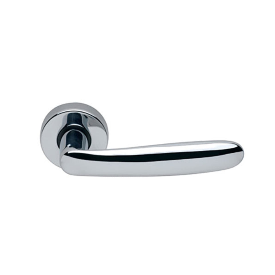 Manital Imola Passage Door Handle Set Polished Chrome