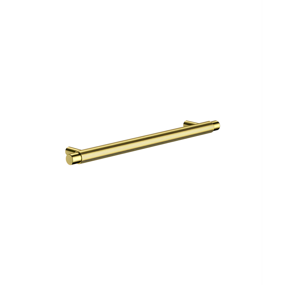 Meir Oppen Round Pull 200mm Cabinet Handle Knurled Tiger Bronze