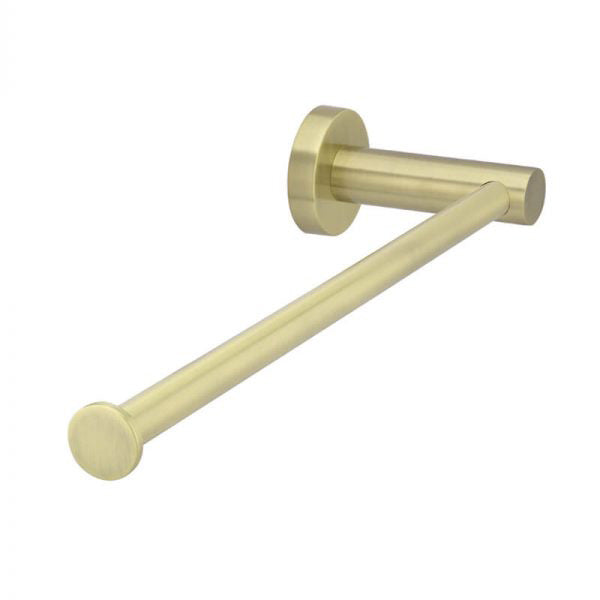 Meir Round Tiger Bronze Guest Towel Rail - The Blue Space