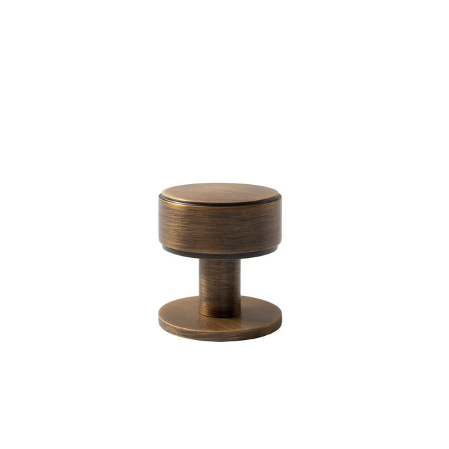 Momo Handles Belgravia 35mm Round Knob Plain Bronze BLGPL035.BNZ - The Blue Space