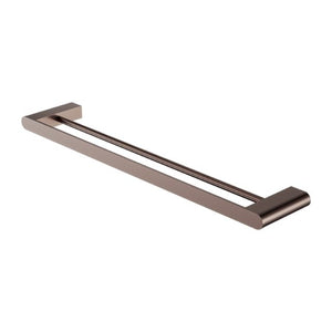 Nero Bianca Double Towel Rail 600mm Brushed Bronze