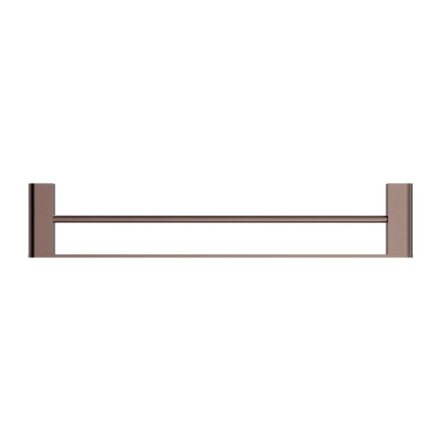 Nero Bianca Double Towel Rail 800mm Brushed Bronze
