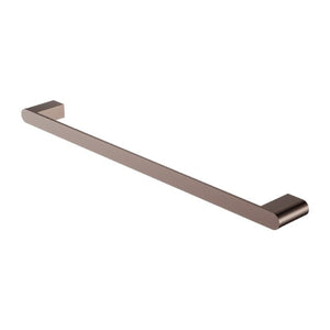 Nero Bianca Single Towel Rail 600mm Brushed Bronze