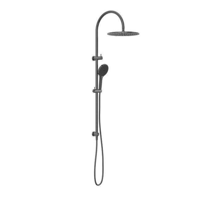 Nero Opal Twin Shower With Air Shower II Graphite