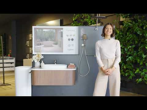 Caroma Contura II Tower Basin Mixer - Chrome