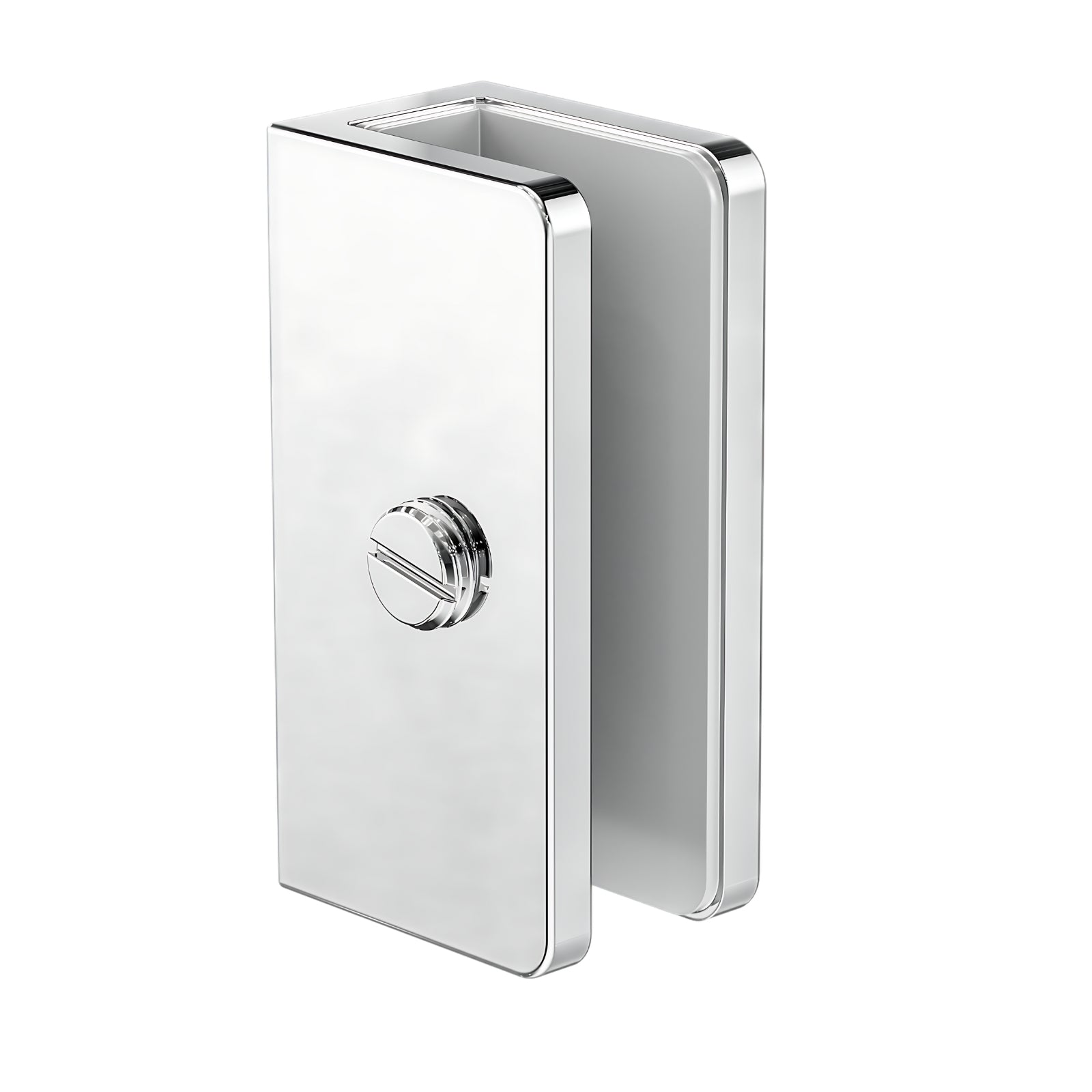 Nero Shower U-Shaped Bracket 10mm Glass Chrome NRSH203aCH - The Blue Space