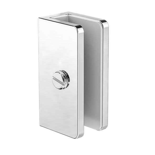 Nero Shower U-Shaped Bracket 10mm Glass Chrome NRSH203aCH - The Blue Space