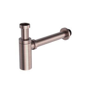 Nero 40mm Round Bottle Trap Brushed Bronze