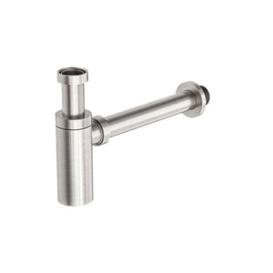 Nero 40mm Round Bottle Trap Brushed Nickel