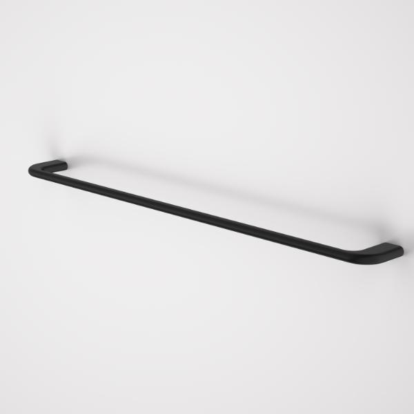 Caroma Contura II 820mm Single Towel Rail - Matte Black 849034B | The Blue Space