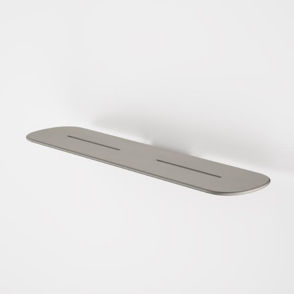 Caroma Contura II Bathroom Shelf - Brushed Nickel849037BN | The Blue Space