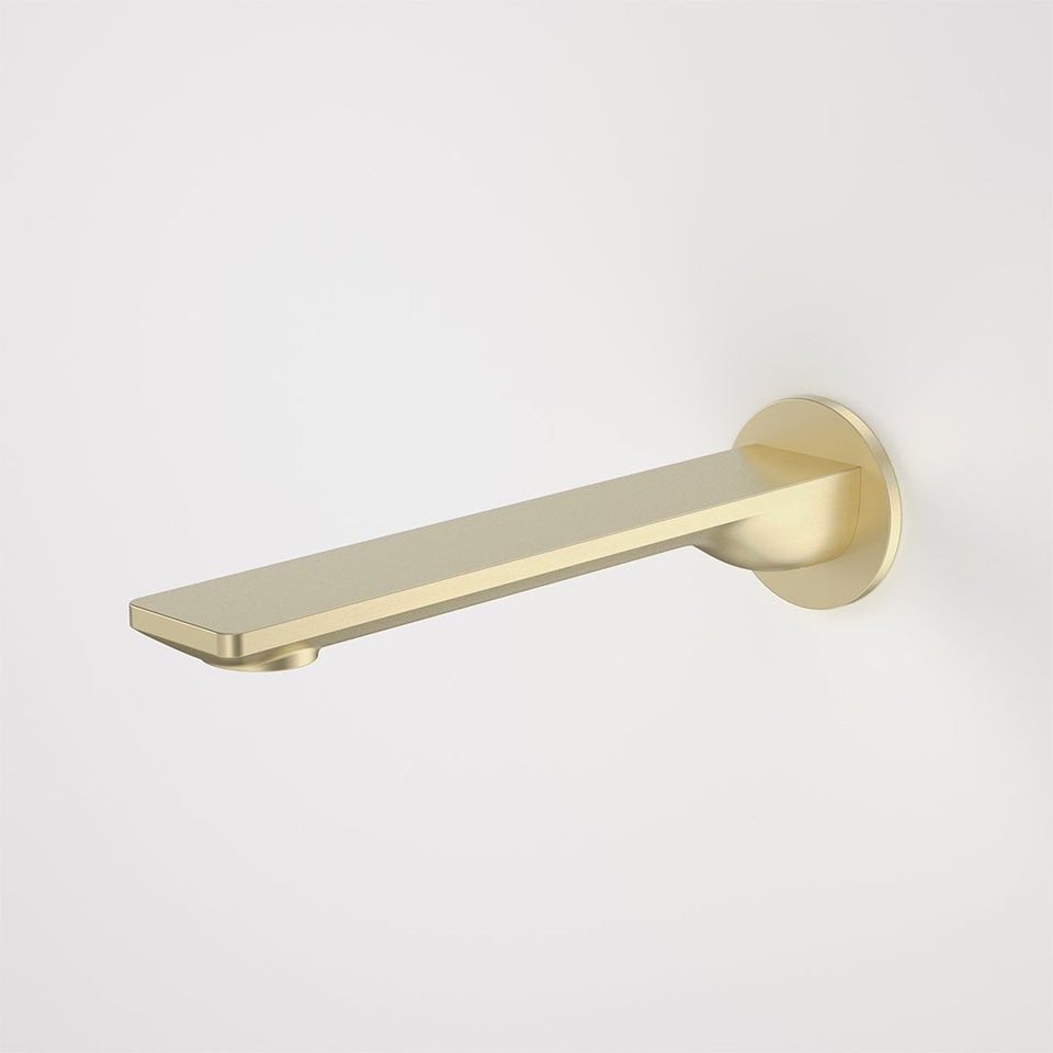 Caroma Urbane II Low Lead Round 220mm Basin/Bath Outlet Brushed Brass