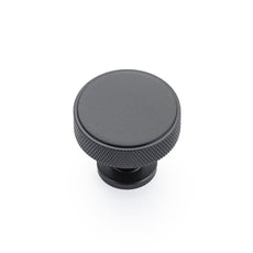 Castella Chelsea Knob Matt Black 35mm - The Blue Space